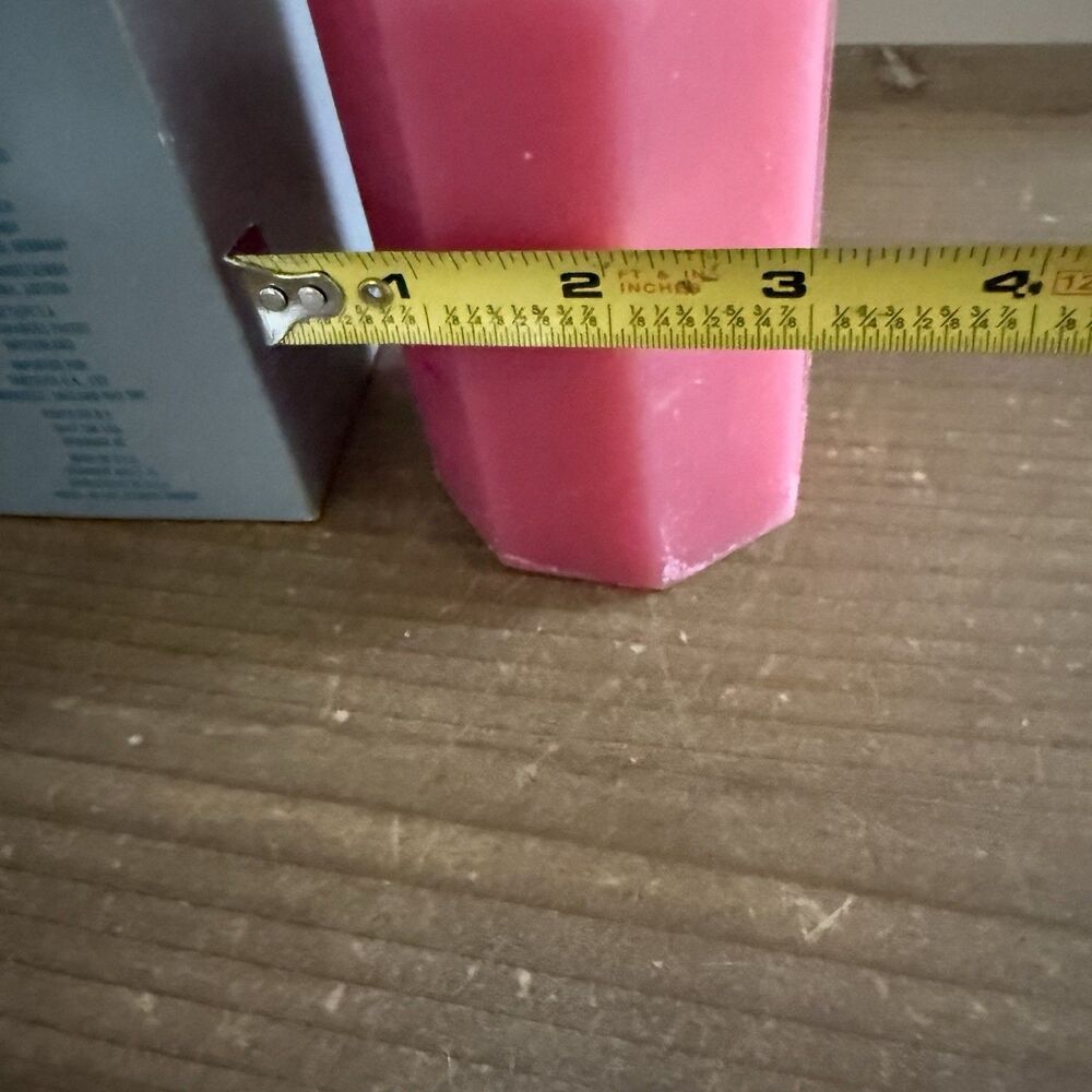 Retired Partylite Pillar Candle Riviera Rose S0525 3”x5” In Box - Picture 3 of 4